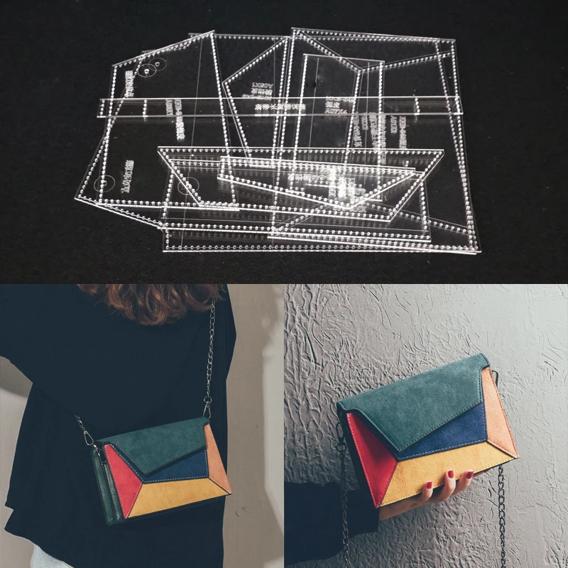 1 Набор DIY акриловый кожаный шаблон для дома ручная работа кожевенное ремесло
