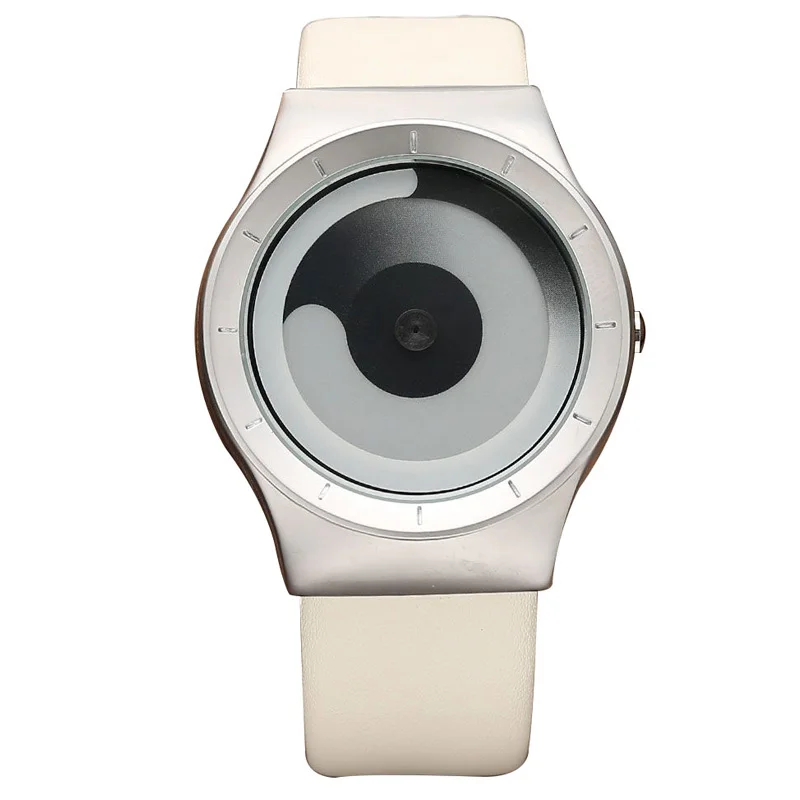 simple design watch Уникальный дизайн парные часы поворотный стол минималистичные креативные часы Geek Спортивные кварцевые наручные часы для мужчин и женщин Relogio Masculino - Color: simple design watch