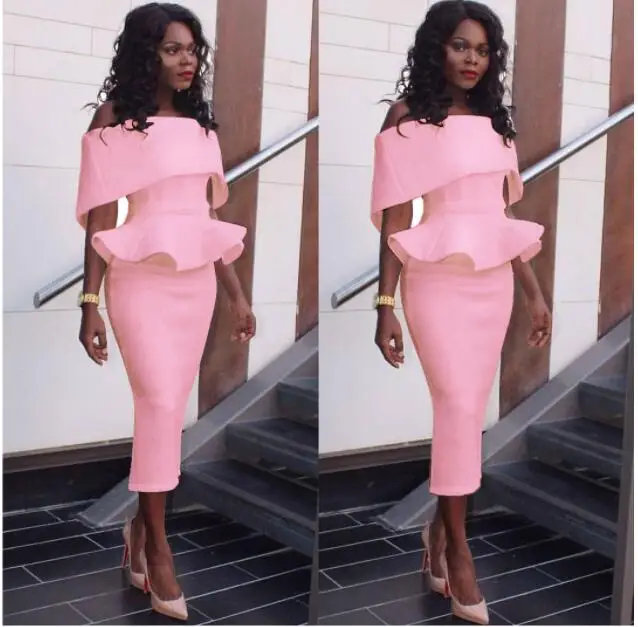 Сексуальное платье с открытыми плечами миди оборками 2021 новый летний Для женщин