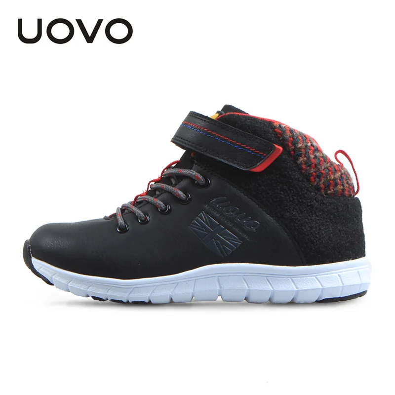 UOVO autumn winter 2016 children shoes for a boy sneakers mid-cut boys casual fashion big sports |