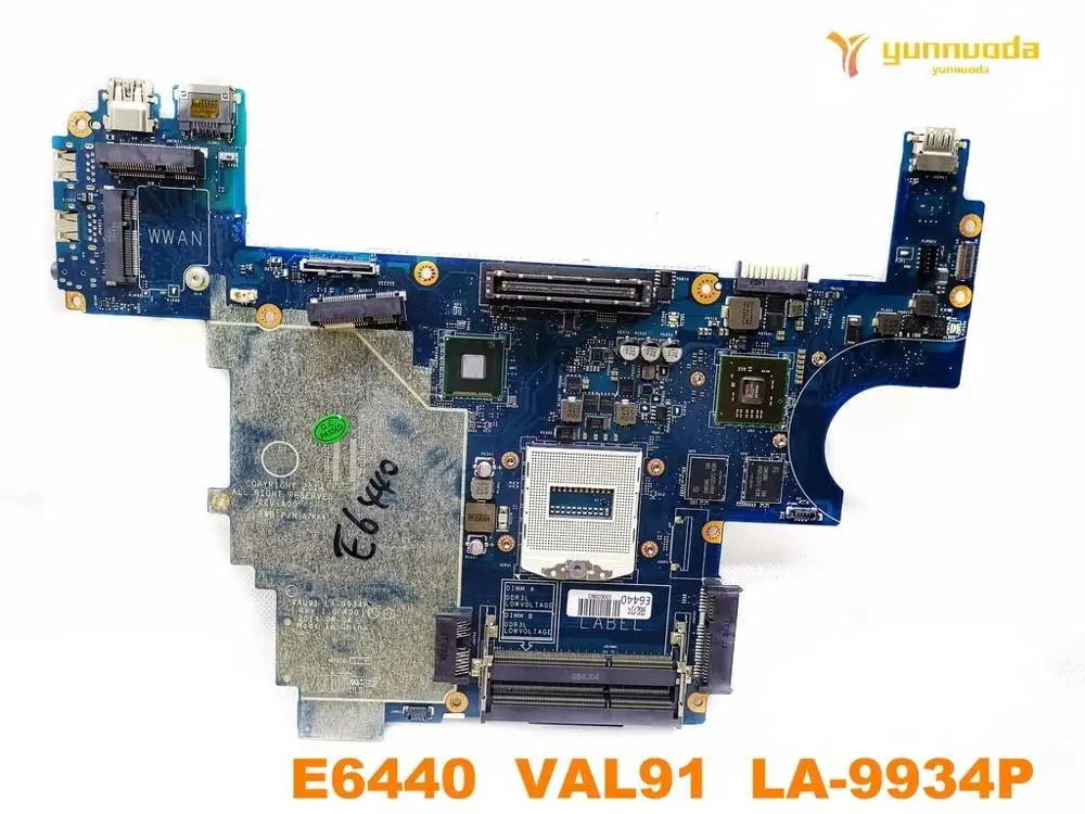 Оригинальная материнская плата для ноутбука DELL E6440 VAL91 протестирована на