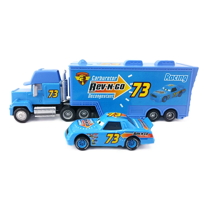 Disney Pixar машинки Мак дядя & № 73 Rev N Go литая игрушечная машинка свободная 1:55 новая