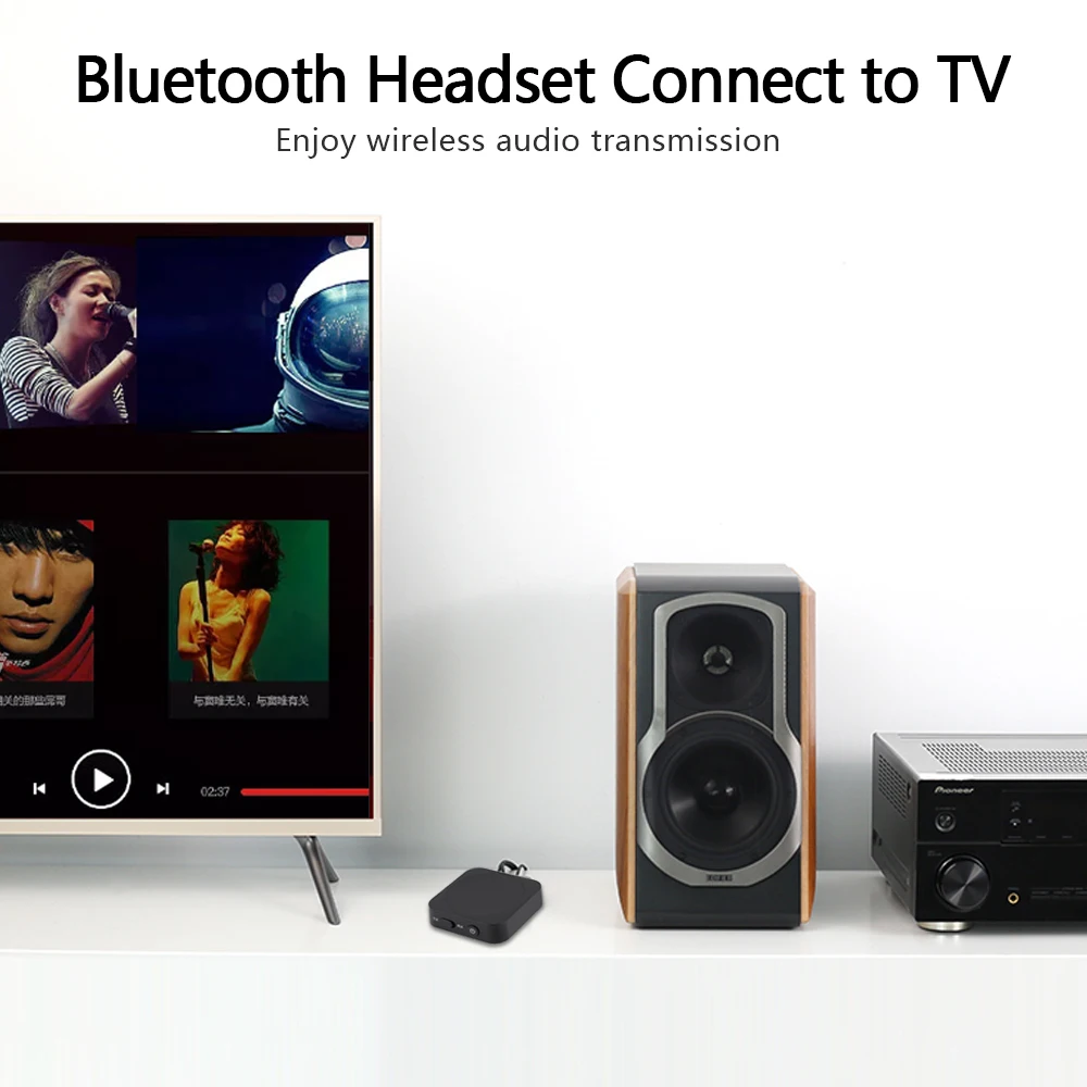 T10 2in1 Bluetooth 4 2 передатчик и приемник Беспроводной Портативный аудио адаптер Aux 3 5