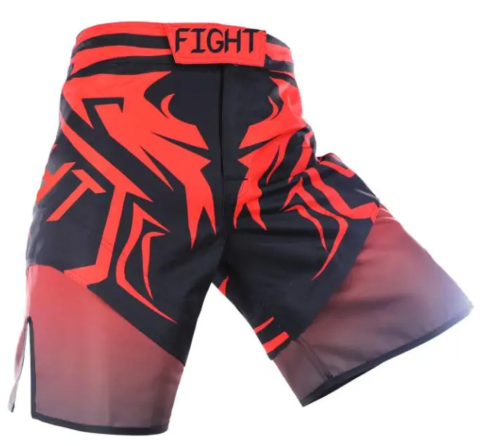 MMA shorts fighting Muay Thai boxer Boxing Trunks fight black/red | Спорт и развлечения
