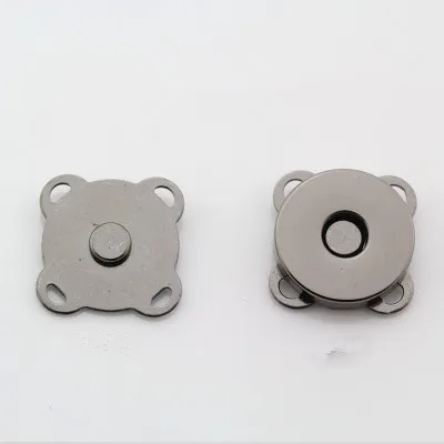 Оптовая продажа 100 комплектов Металлическая магнитная кнопка цвета