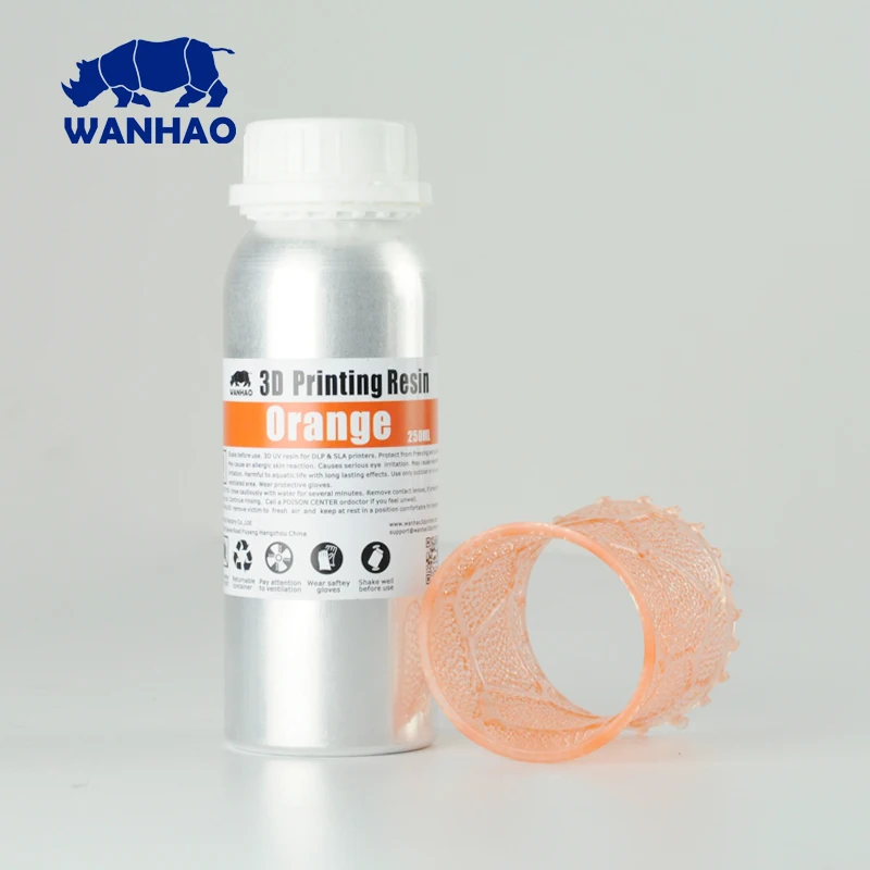 Wanhan моющийся 1 литр смолы 405NM УФ фотополимер для Wanhao D7/D8 и все DLP/SLA 3d принтер Новая алюминиевая бутылка