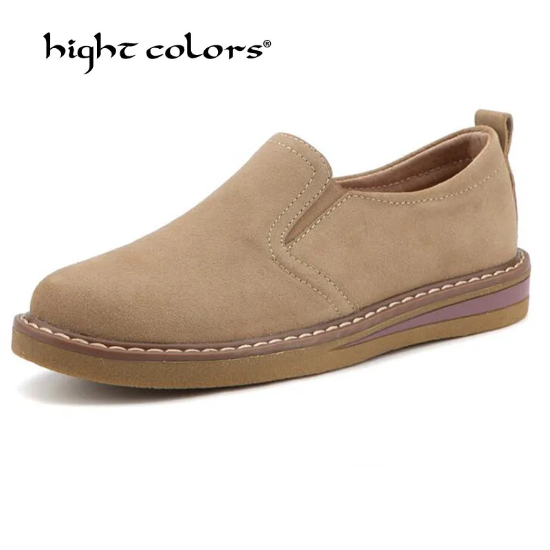 

Spring 2019 Women Flat Platform Shoes New Fashion Women Flats Ladies Apricot Black Blue Casual Shoes Female loafers TA17-7