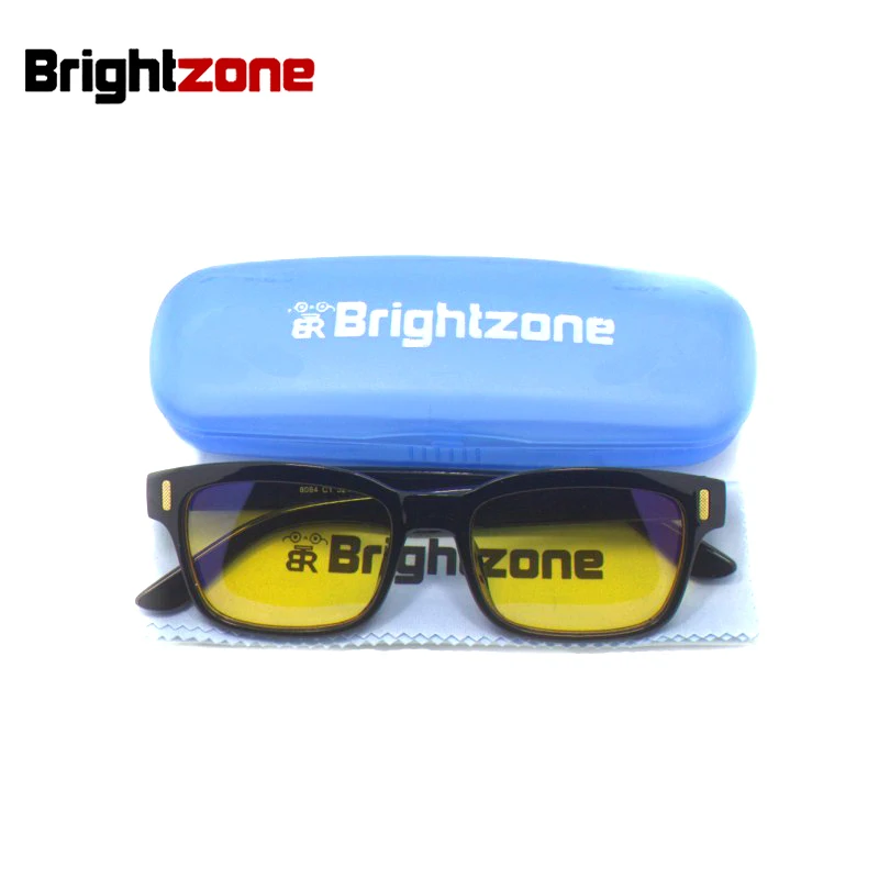 Фото Brightzone Новый Анти-усталость и УФ-фильтром синий свет фильтр остановить нагрузку на глаза защита игрового Стиль Рамка компьютер Очки Для мужч... №1