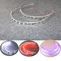 for goldwing gl1800 2001 2014 motorcycle 3 colors new brake rotor covers led light ring of fire redwhiteblue for motorcycle