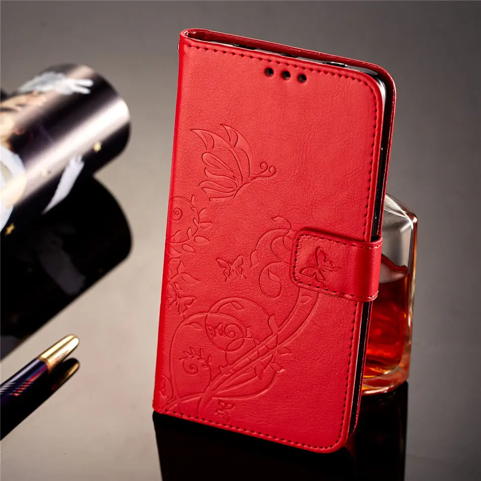 Флип-чехлы для Xiaomi 5X A1 Redmi Note 5A 4X4 4A Note4 Note4X Note5A Роскошный Ретро кошелек с бабочкой и карманом для карт милый чехол E03Z