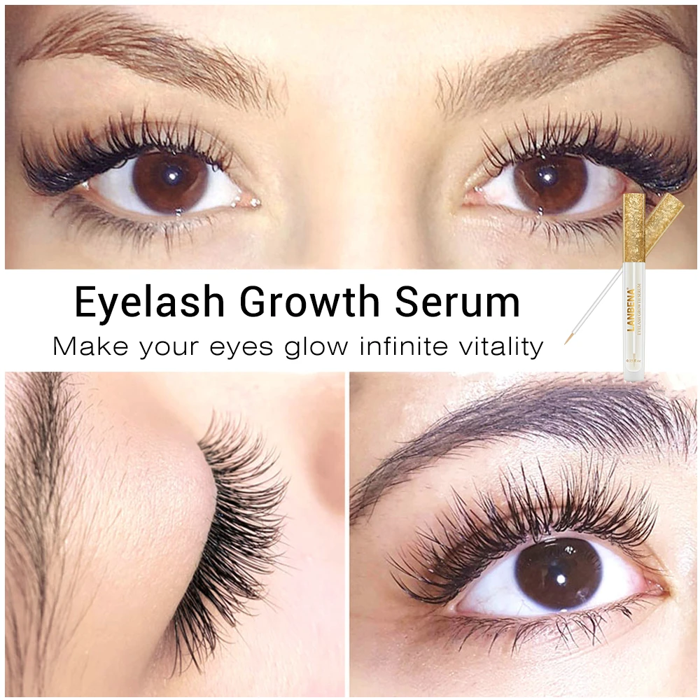 

LANBENA Eyelash Growth Eye Serum 7 Day Eyelash Enhancer Longer Fuller Thicker Lashes Eyelashes and Eyebrows Enhancer Eye Care