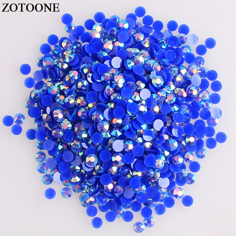 Стразы ZOTOONE Flatback стразы с аппликацией кристально чистые AB без горячей фиксации