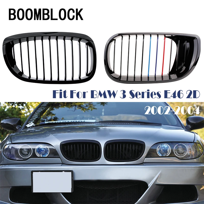 Автомобиль почек передний бампер гоночные решетки для BMW 3 серии E46 купе M3 2002 2003 2004