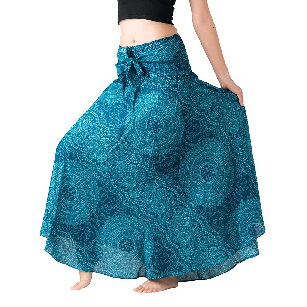 Bohemian skirts womens plus size long for women Long Hippie Gypsy Boho Floral Halter Skirt Cotton Apr | Женская одежда