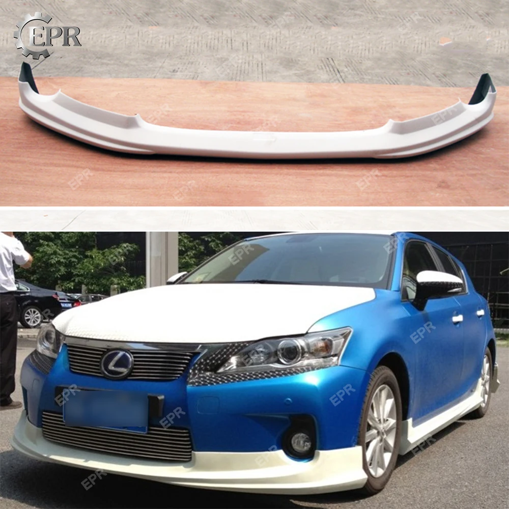 Для Lexus CT200h (2011 +) TM Style FRP стекло волокно передний полуспойлер комплект для губ