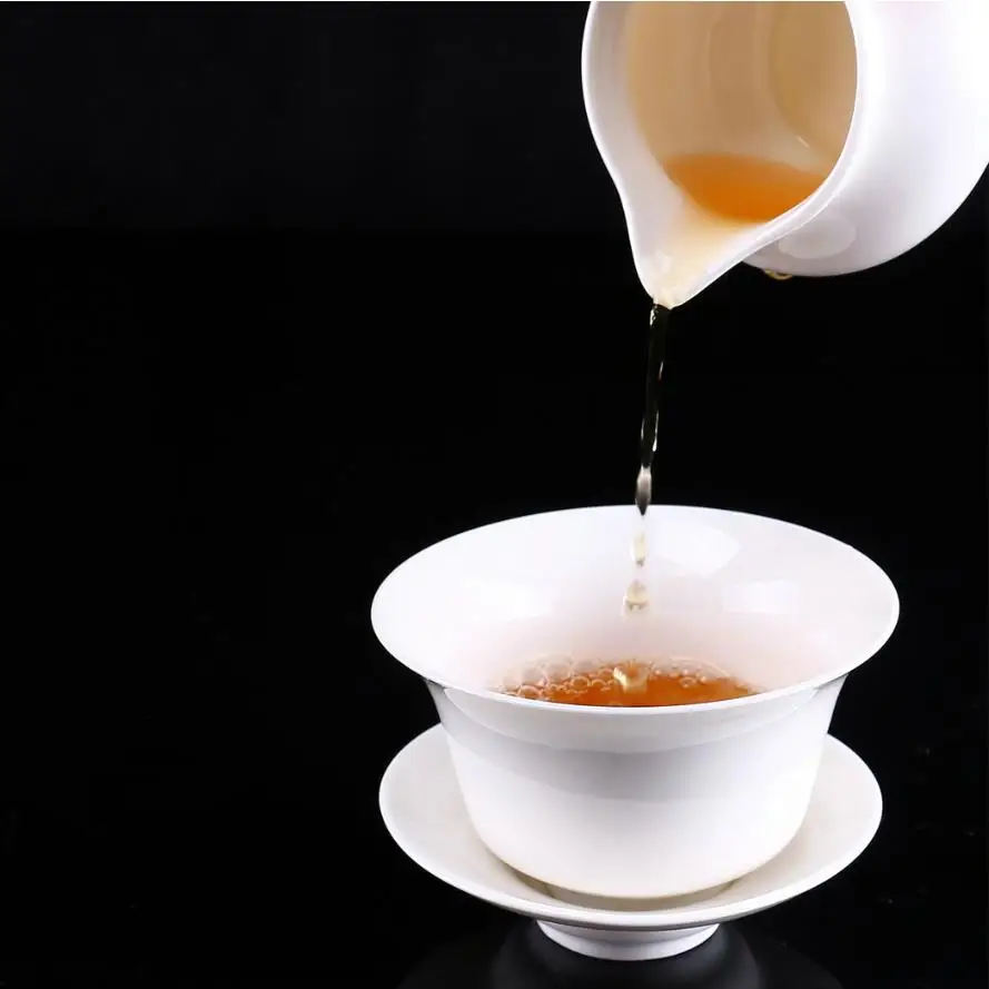 &quotKing Tea Mall&quot белый фарфор для китайского чая Gongfu Chadao Teawares Teasets Teatools подарки|Пиалы
