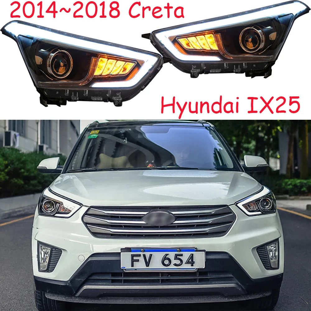 Автомобильный бампер налобный фонарь для Hyundai IX25 Creta 2014 ~ 2016y автомобильные