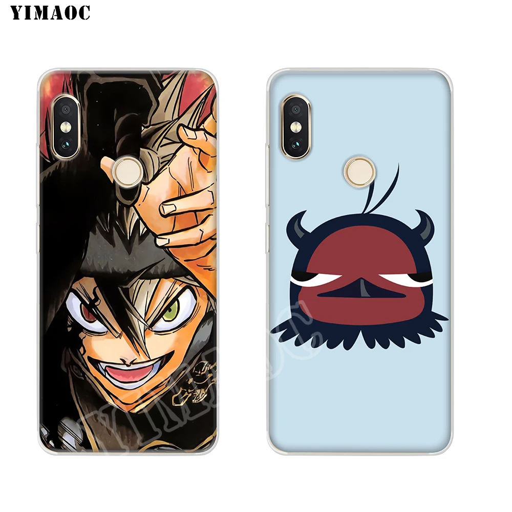 Мягкий силиконовый чехол YIMAOC Manga Anime с черным клевером для POCOPHONE F1 Xiaomi Redmi Note 6 7 Pro 6A