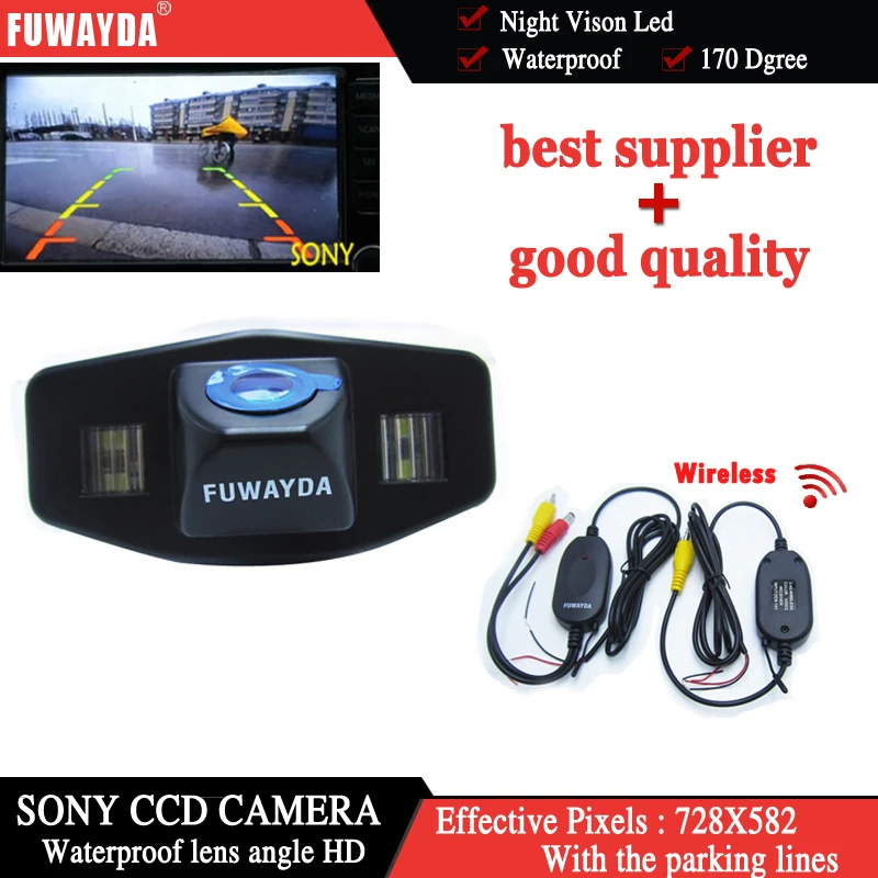 Беспроводная камера заднего вида FUWAYDA для SONY CCD Автомобильная Honda Accord Pilot Civic Odyssey /