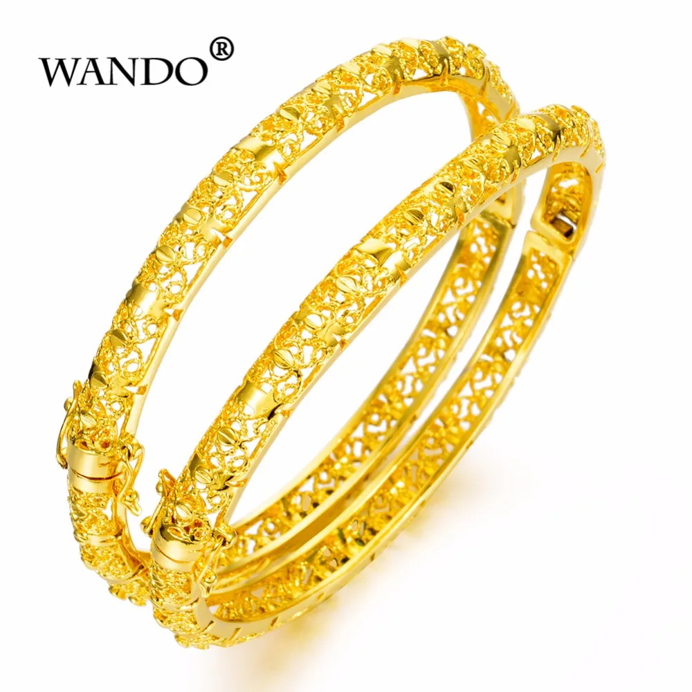 WANDO африканские ювелирные изделия золотой браслет в дубайском стиле нити