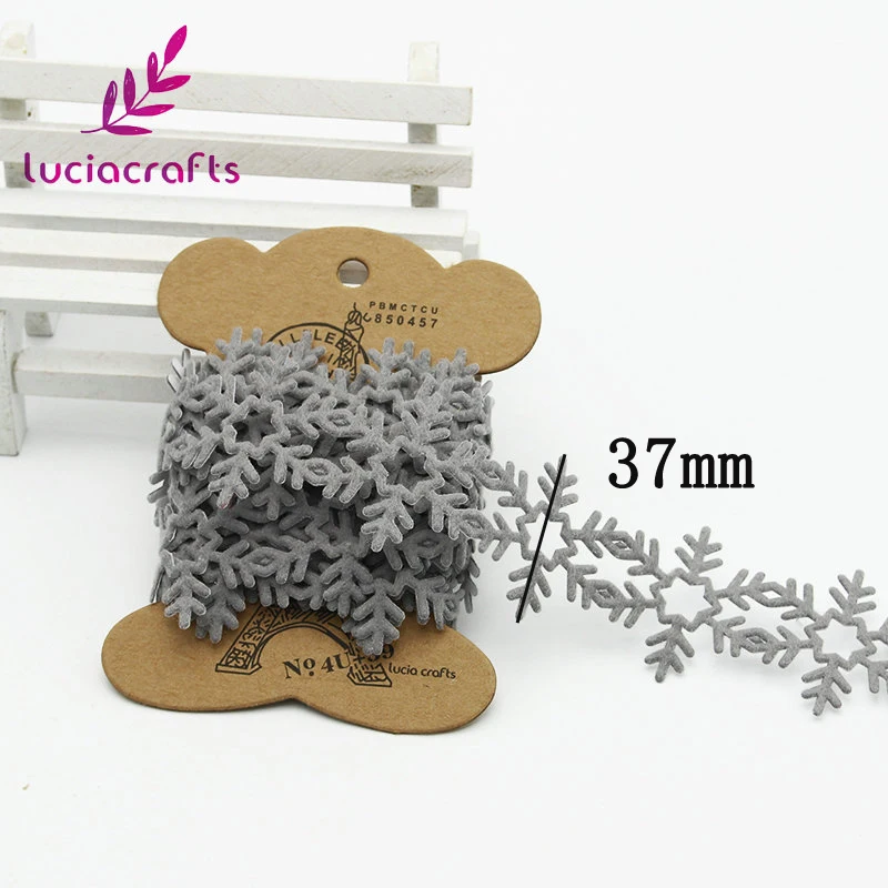 Распродажа! Lucia crafts, 2 ярда, много вариантов, ручная работа, кружевная лента, самоклеющиеся, рождественские, вечерние, рождественские украшения, аксессуары Q0804