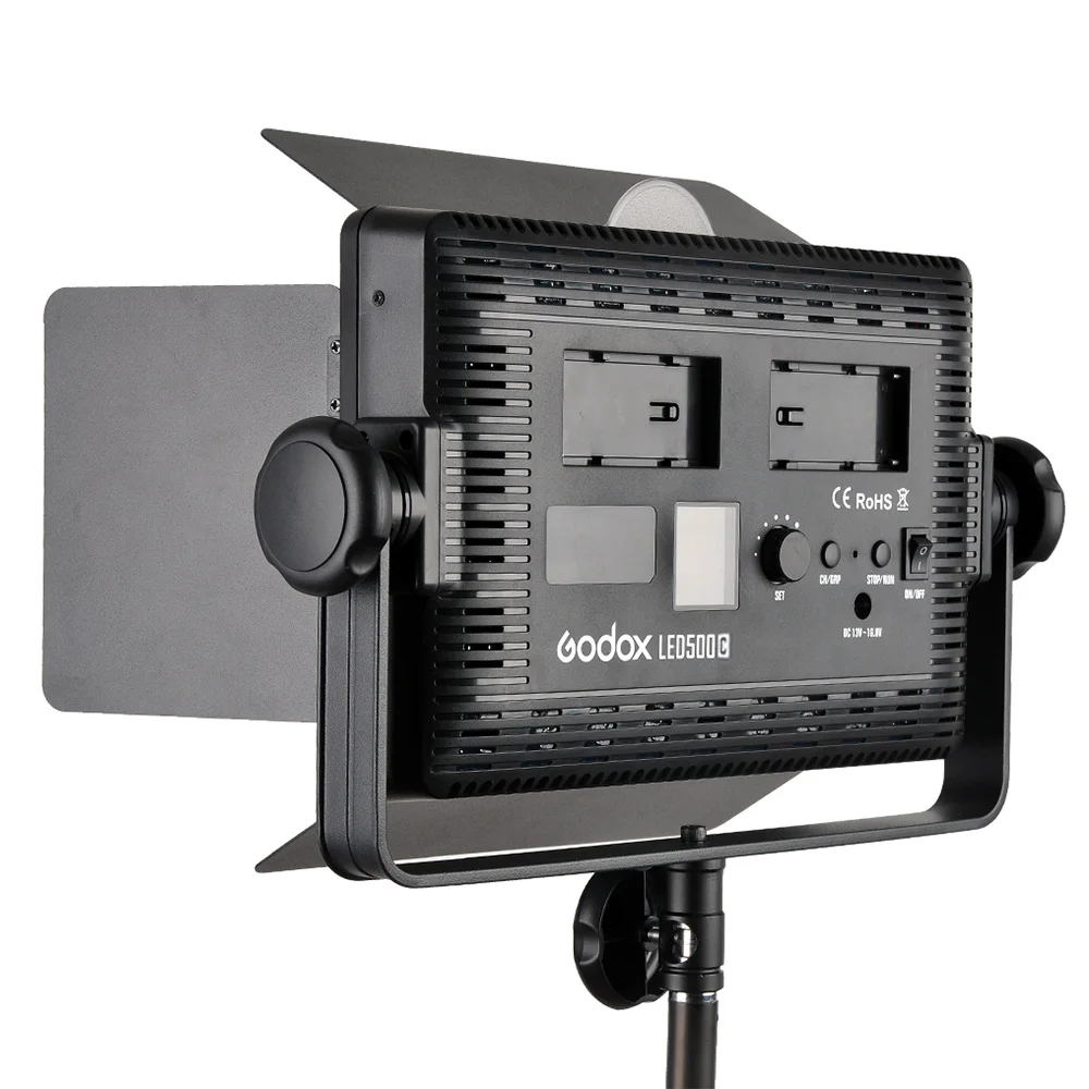 Godox 500 Светодиодная панель LED500C 3300 5600K двухцветный/LED500W белый свет видео Освещение +