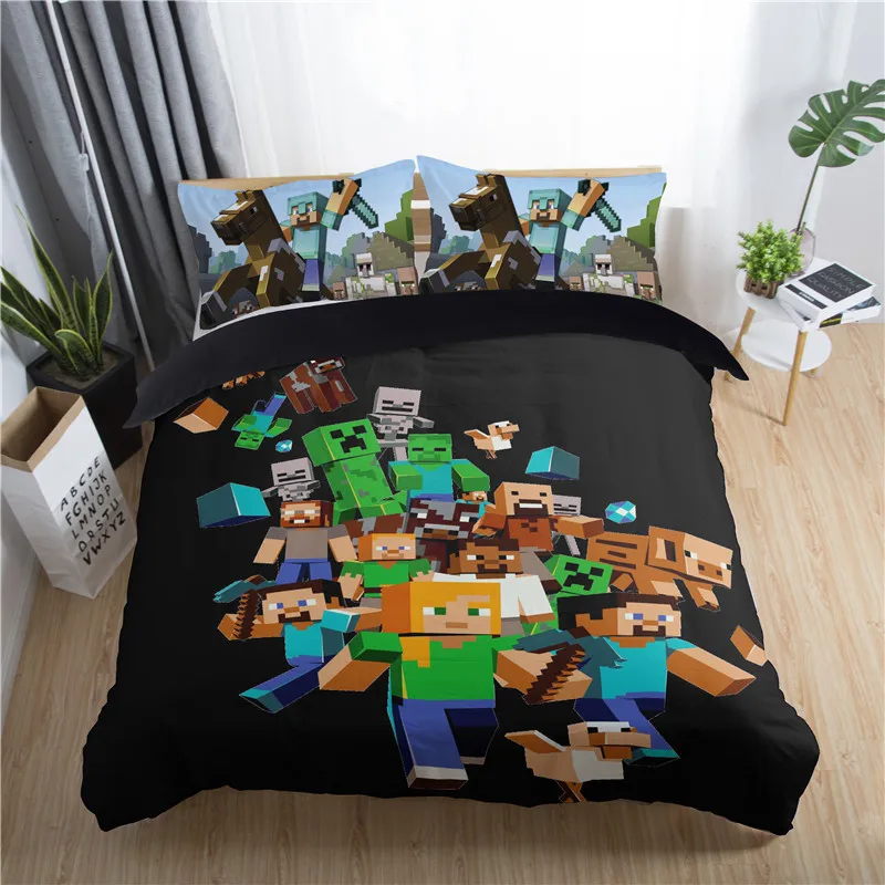 Популярный игровой набор постельного белья king queen полный одноразмерный
