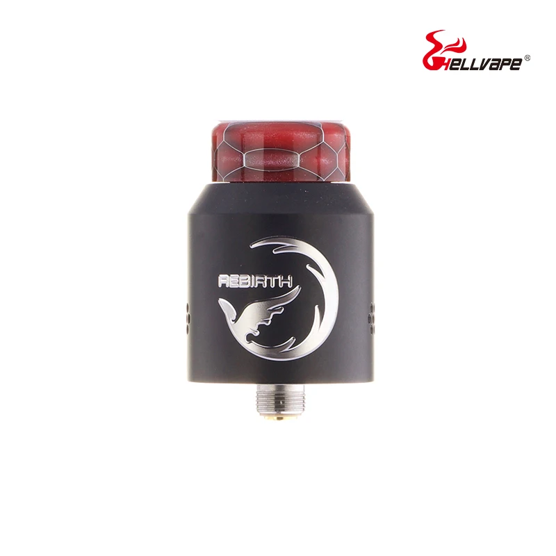 В наличии Vape tank Hellvape ReBirth RDA 24 мм диаметр 6 бак с 810 капельным наконечником для Squonkor