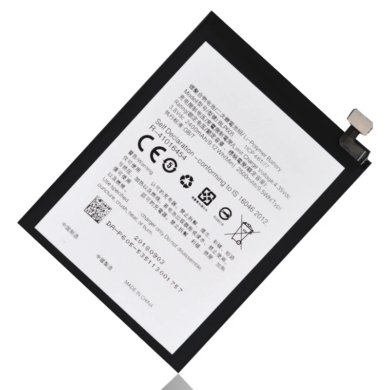 

Rush Sale Limited Stock Retail 2500mAh BLP605 New Replacement Battery For OPPO A33 High Quality