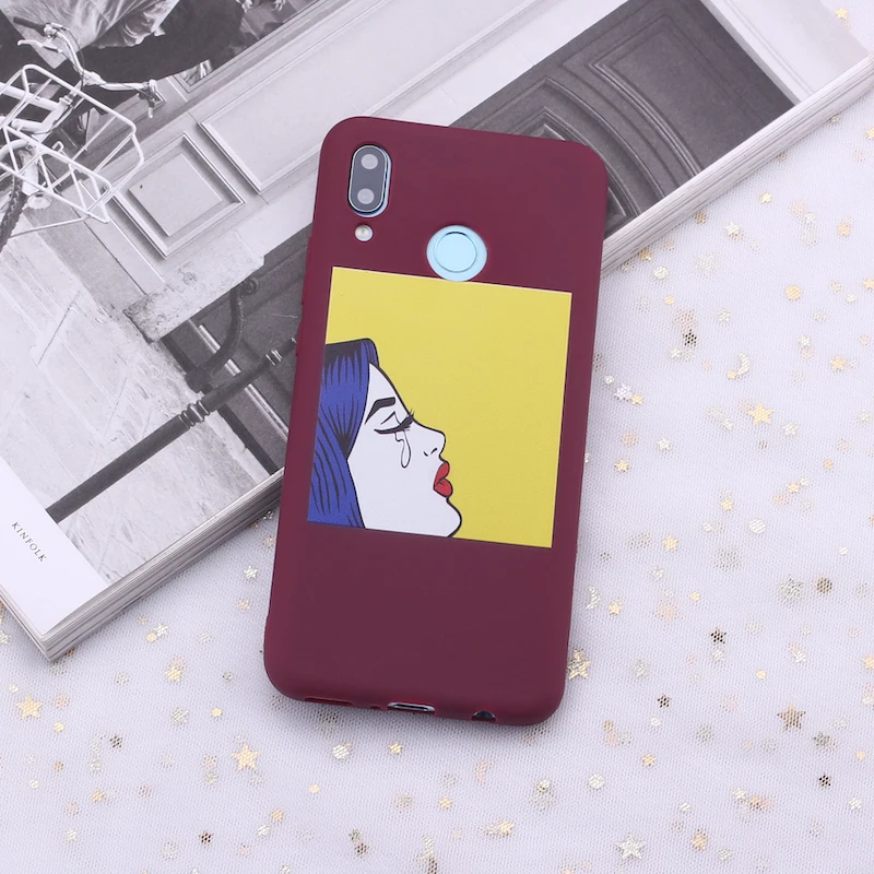 Для samsung S8 S9 S10 S10e Plus Note 8 9 10 A7 A8 Comics Book Girl мультяшный карамельный силиконовый чехол для телефона Capa Fundas Coque - Цвет: 6