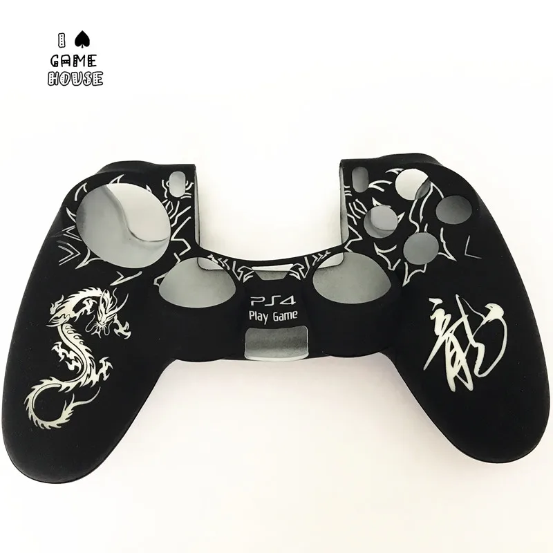 Противоскользящий Мягкий силиконовый чехол FoPcc Dragon для геймпада PS4|case designer|case forcase