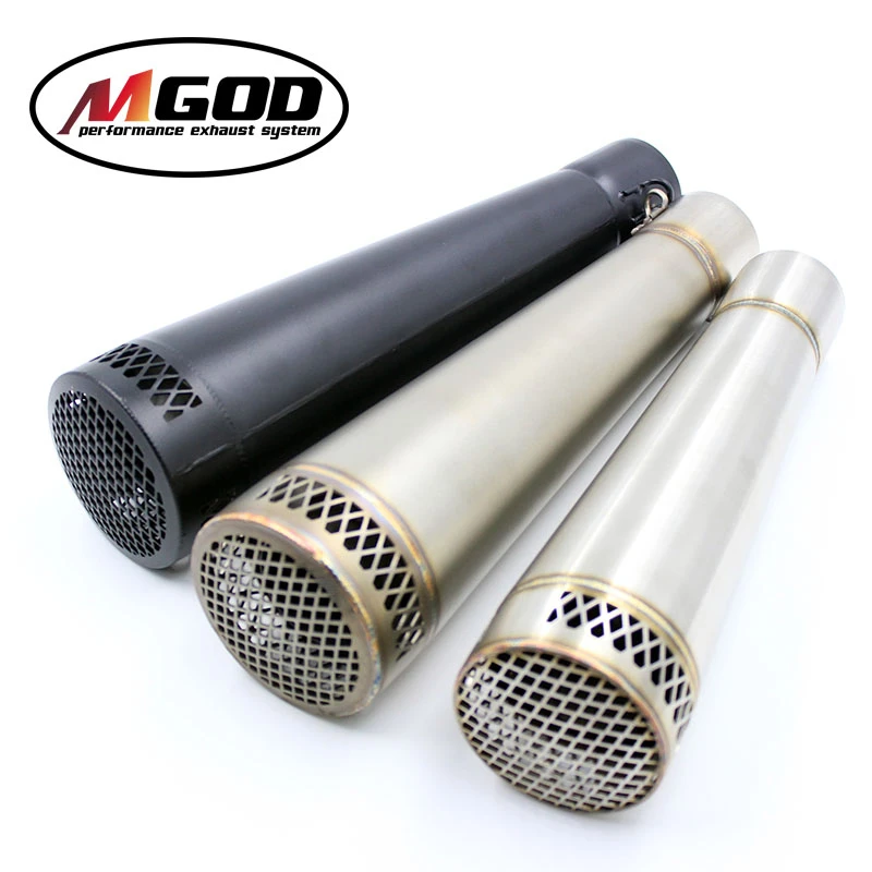 MGOD Akrapovic 51 мм универсальный глушитель для мотоцикла SC выхлопная нержавеющая