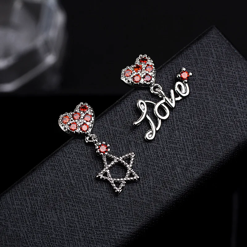 Серьги с надписью LOVE ювелирные изделия и аксессуары модные серьги