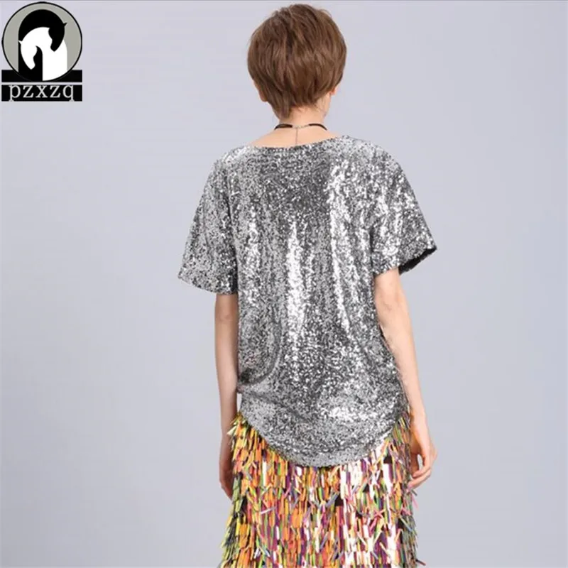 Летняя Новинка 2018 Харадзюку Версия Свободная футболка большого размера Женская