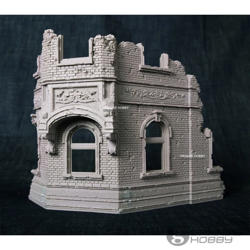 OHS CrazyKing DY35001 1/35 руин сцена европейская архитектура в сборе аксессуары для
