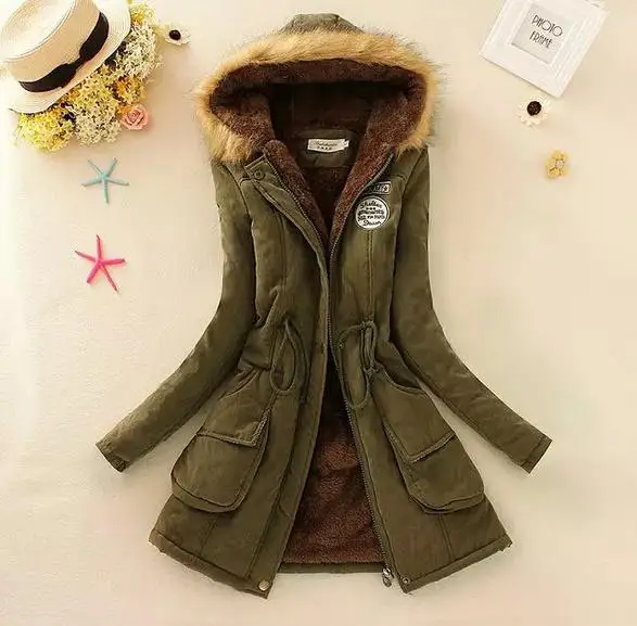 Женское базовое пальто куртка 2020 плотное теплое зимние женские парки