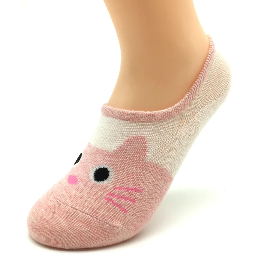 5 Pairs/Lot No Show Socks Women Candy Color Cotton Short Casual Girls Ladies Sock Slippers Sweet Gift