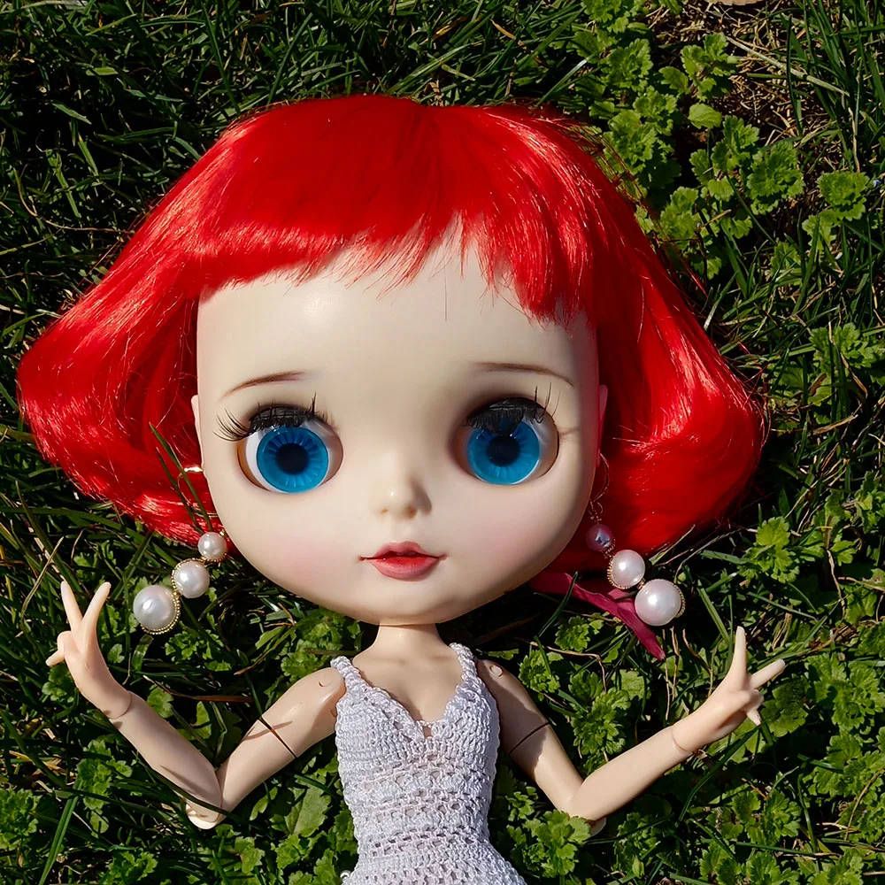 Милые кукольные серьги с длинным костюмом 1/3 1/4 1/6 BJD аксессуары для кукол 3 жемчуга