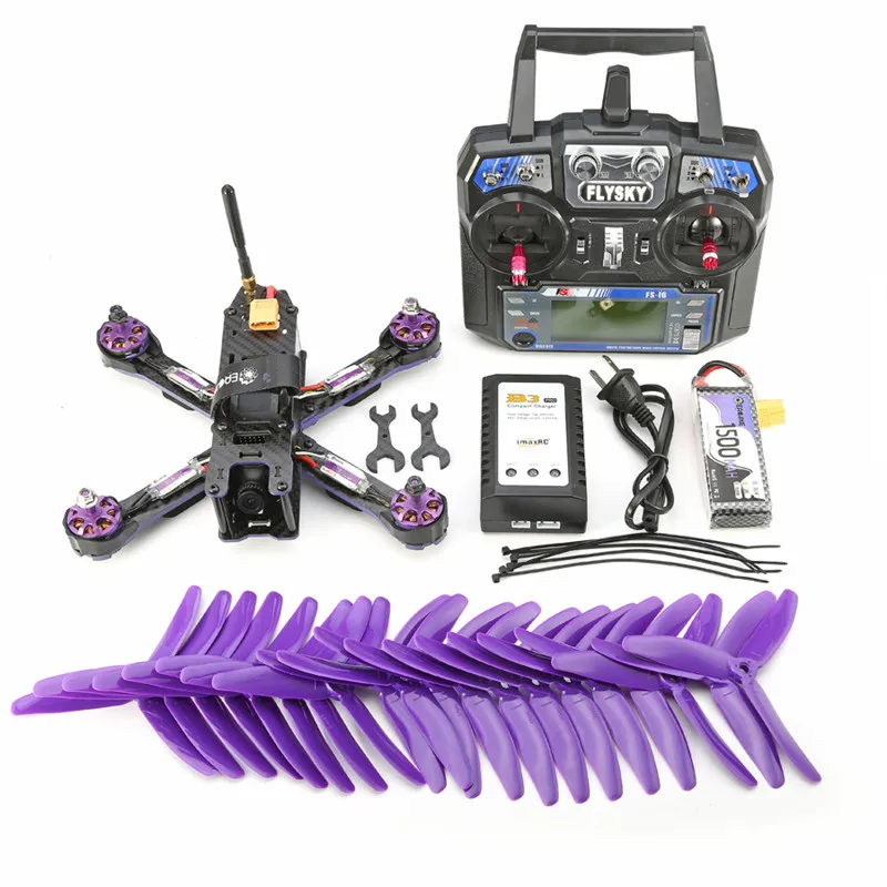 Высокое Качество Eachine Wizard X220 FPV Racer Blheli_S Naze32 6DOF 5.8G 48CH 200MW 700TVL С Камерой w/ FlySky I6 RTF