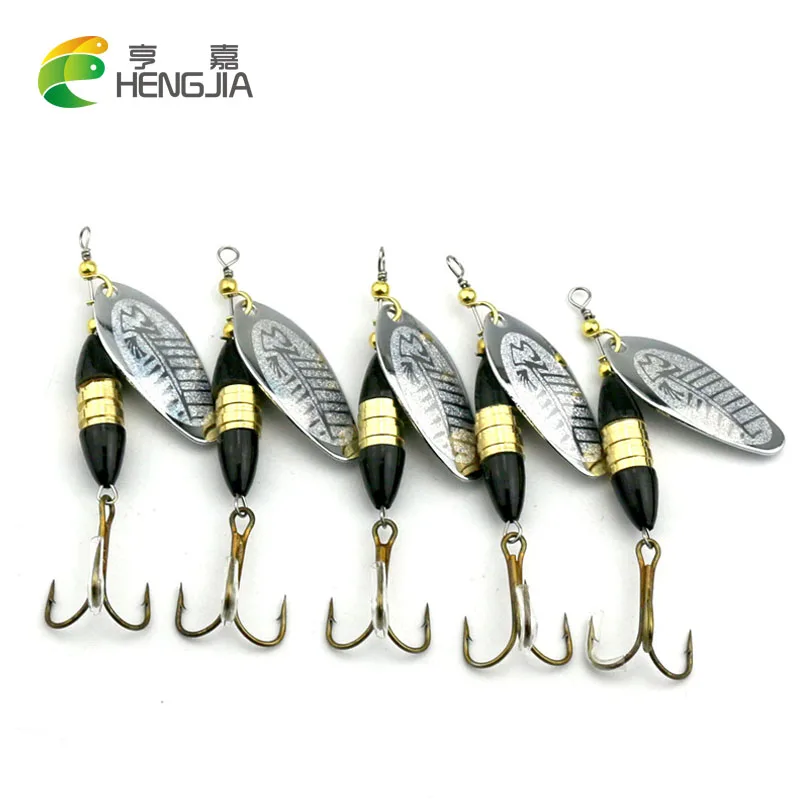 

HENGJIA 5pcs 8.5cm 16g Spoon Fishing Lure spoon bait fishing Hard Lure Pesca Metal Jig Baits Spinner bait carp Fishing Tackle