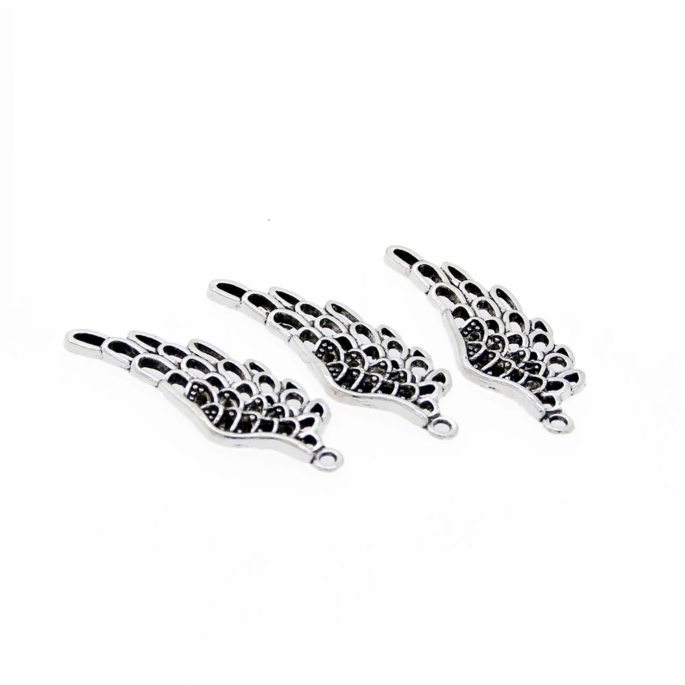 12Pcs/Lot Vintage Metal Zinc Alloy Classic Angel Wish Charms DIY Jewelry Handmade Wings for Making | Украшения и аксессуары