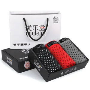 Шорты-боксеры Для мужчин магнит Здоровье и Для мужчин нижнее белье мощный магнетической терапией для хлопоковое сексуальные Чехол Трусы с выпуклостью 3 шт.упак. м