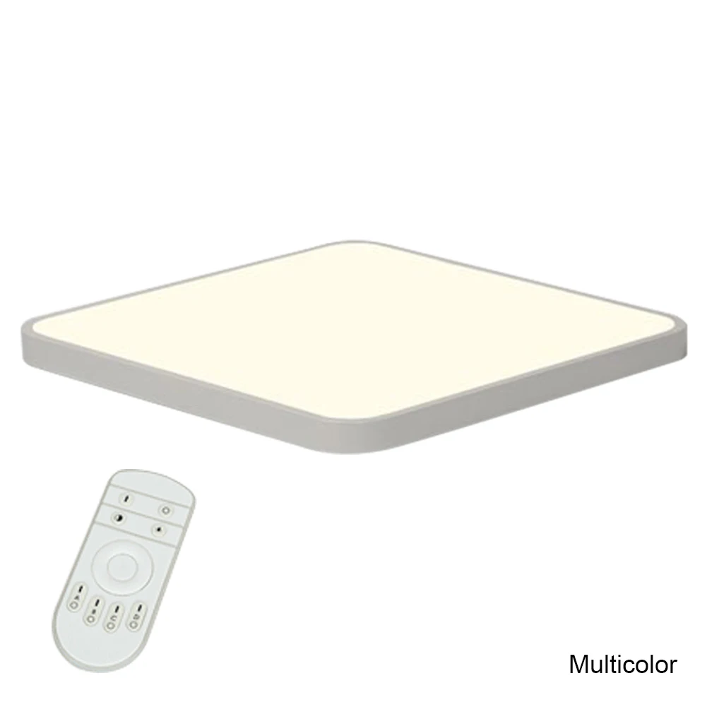 3 Colors Remote Cont Светодиодный потолочный светильник из акрила, супертонкие лампы для спальни, балконов, светильник с алюминиевой рамой MAL999 - Цвет корпуса: 3 Colors Remote Cont