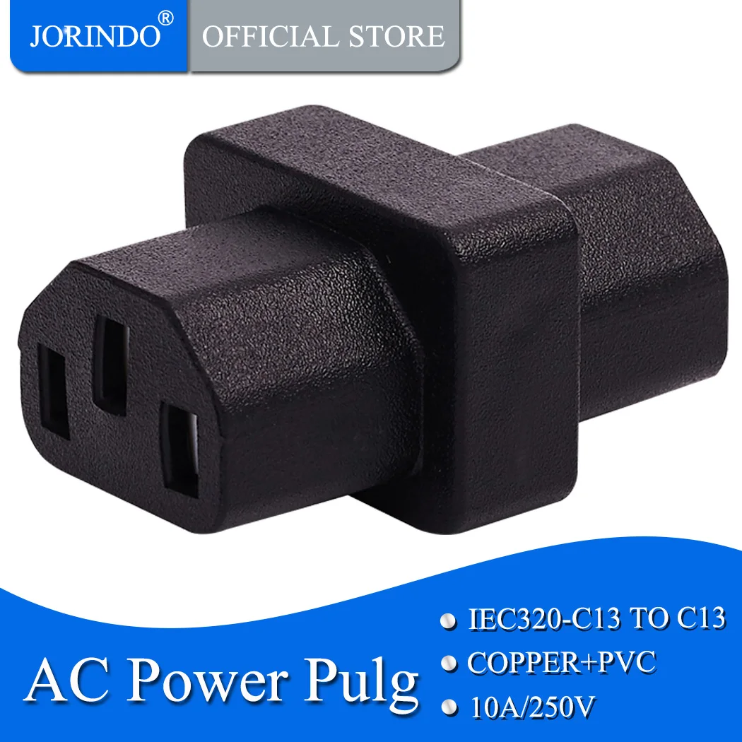 Адаптер питания переменного тока jorind IEC320 C13 в шнур коннектор конвертер гнездо