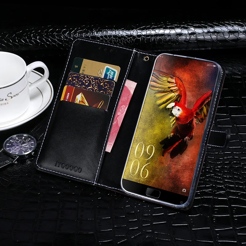 ITien высокое качество винтажная Прочная кожа для Elephone C1 Max защита Флип ТПУ Силиконовый чехол Etui кошелек для Elephone S8