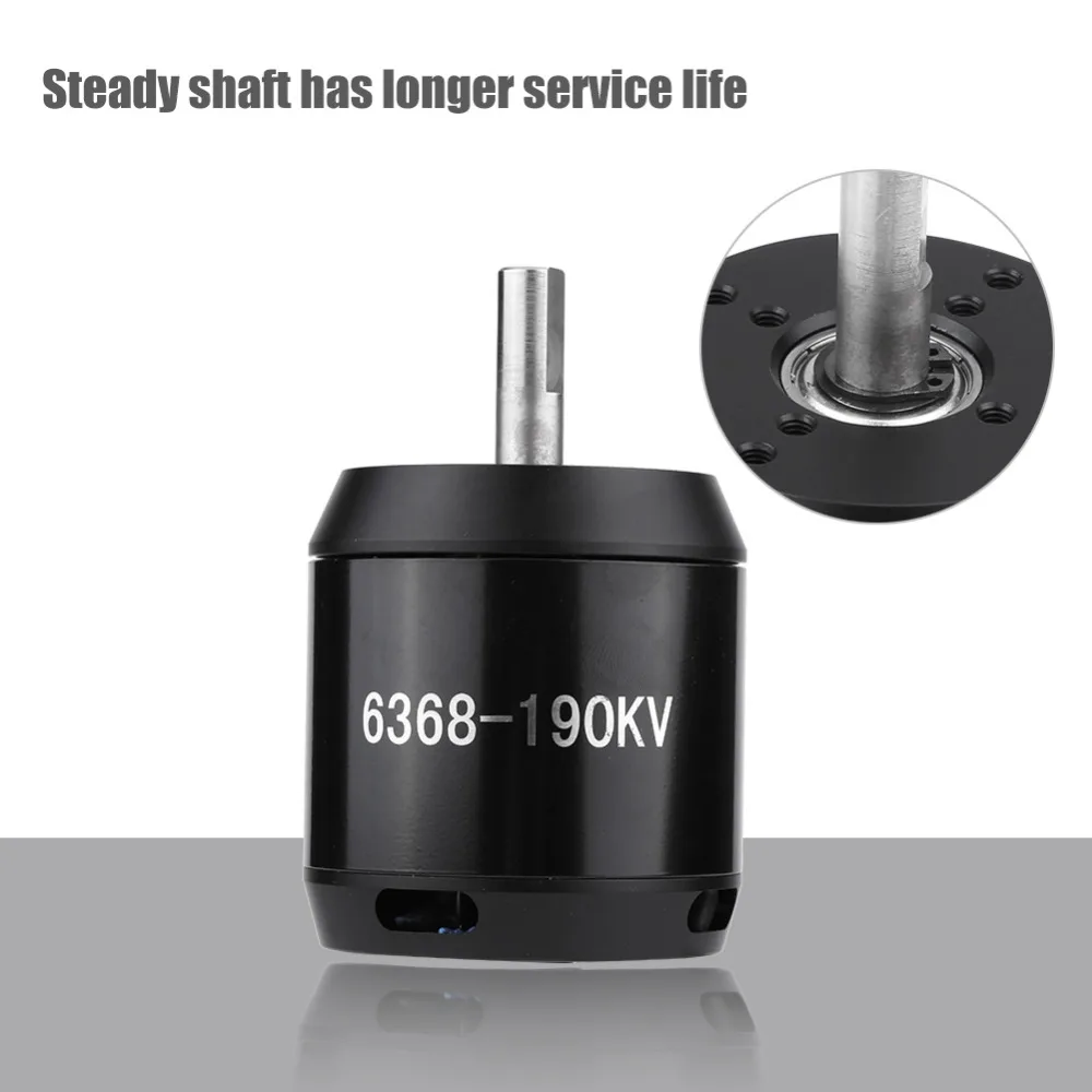 22 48V бесщеточный сенсорный RC Мотор 6368 190KV 6 12S мотор для электрического