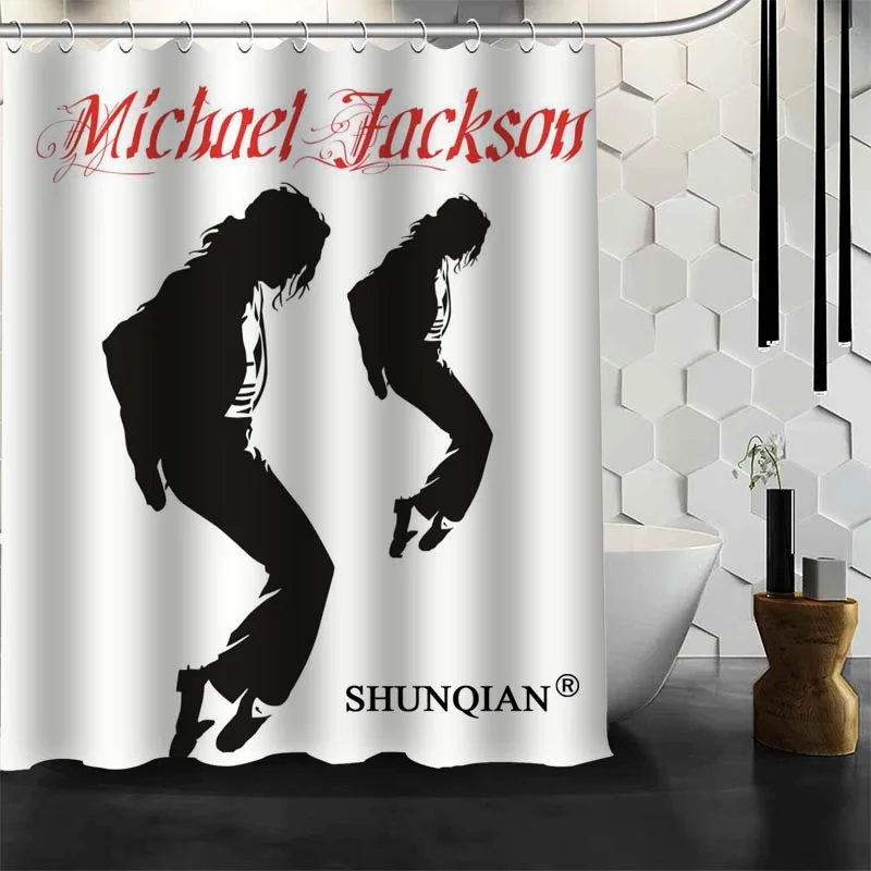 Michael Jackson Shower Curtain Customized Waterproof Polyester Fabric For Bathroom | Дом и сад