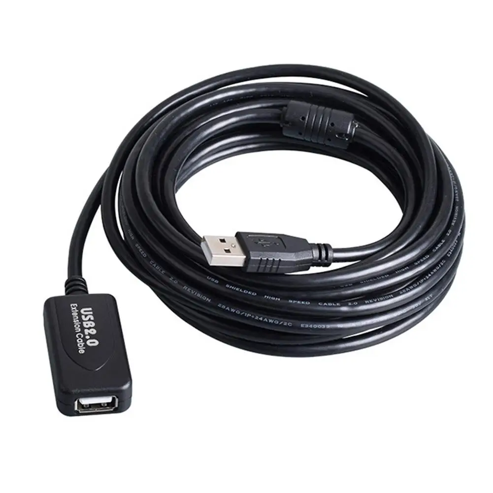 USB 2 0 удлинительный кабель 10 м штекер-гнездо | Электроника