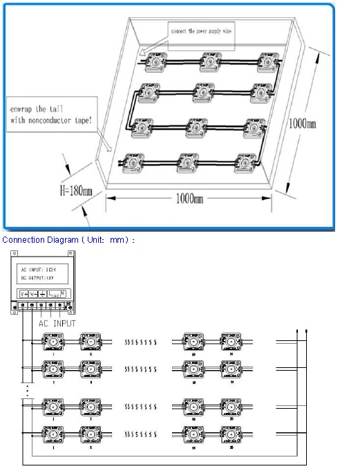 24V 1 2 w 120lm dc24v 24v Модуль СИД 1w led nichia Светодиодные модули для рекламного светильник