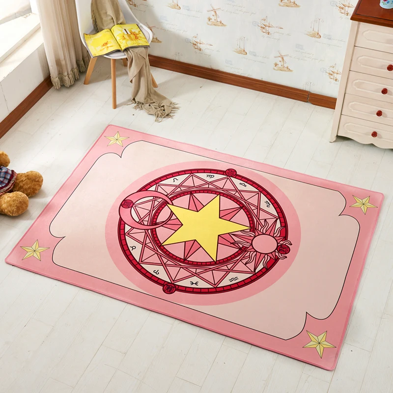Аниме Cardcaptor Sakura Kinomoto круглая стильная декорация пушистые коврики